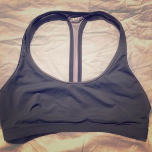 Lululemon gray and pink bra size 6